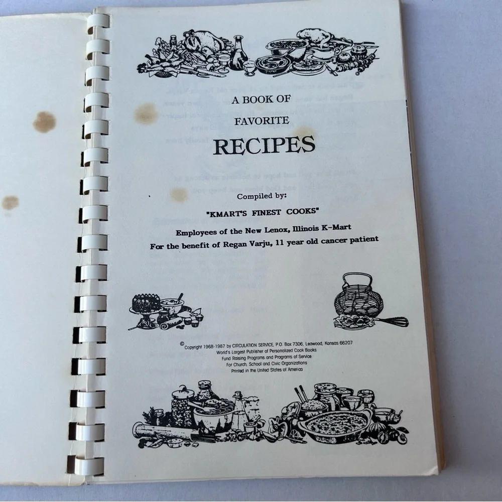 Thank Heaven For Home Made Cooks Vintage Cookbook 1987 K-Mart Employees IL